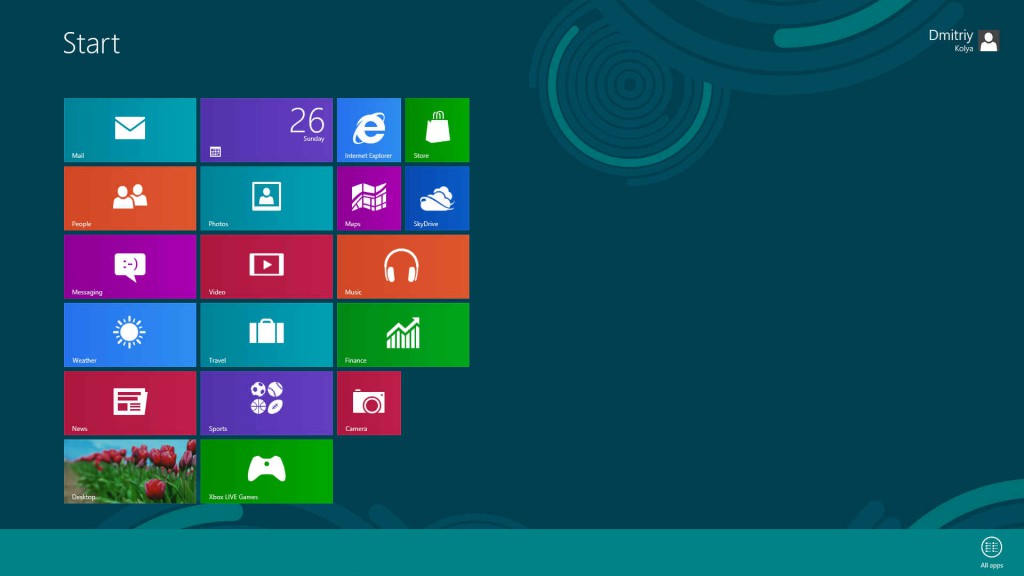 Start menu