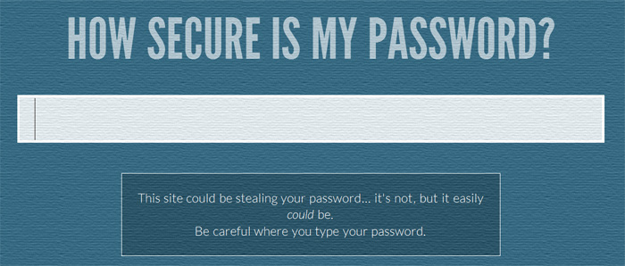 secure password