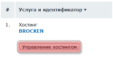 Управление хостингом