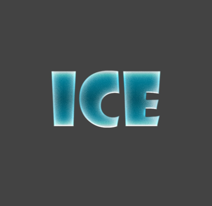 Ice text in Photoshop