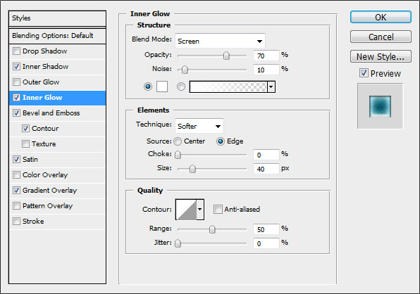 Ice text in Photoshop