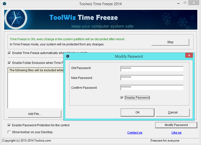 Toolwiz TimeFreeze 2014