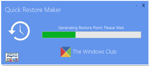 Quick Restore Maker