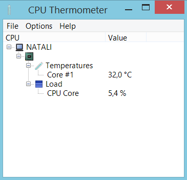 Температура процессора