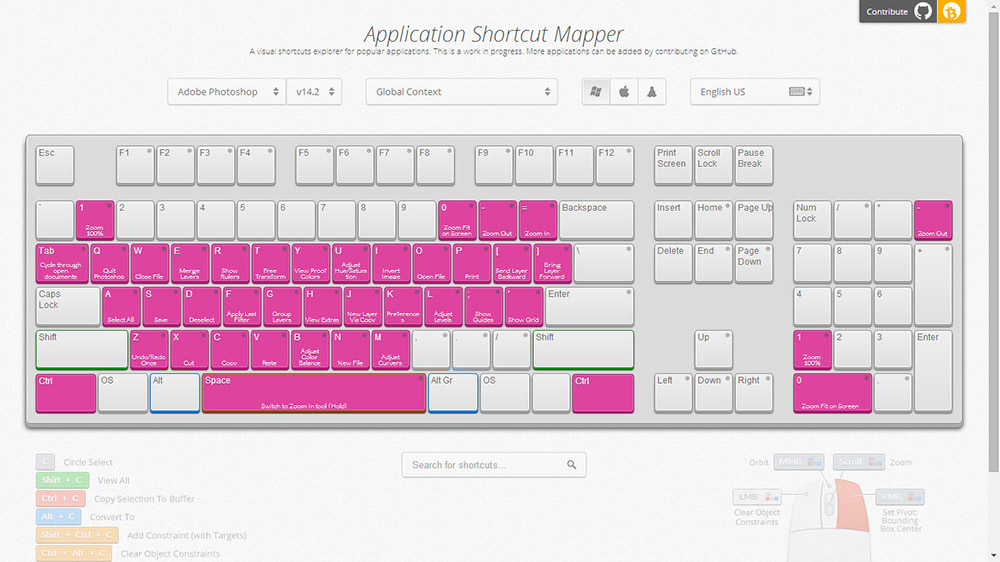 Application Shortcut Mapper