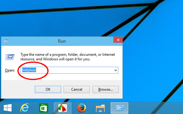 Команда netplwiz