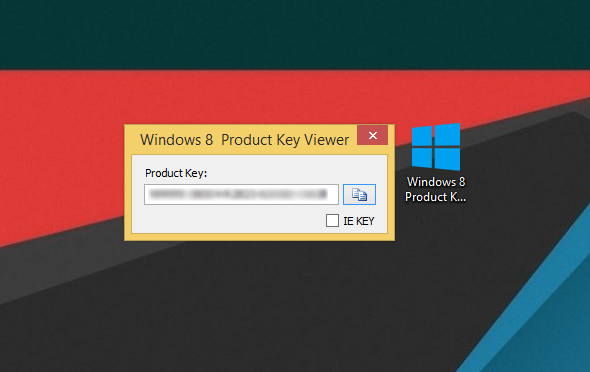 Windows 8 Product Key Viewer