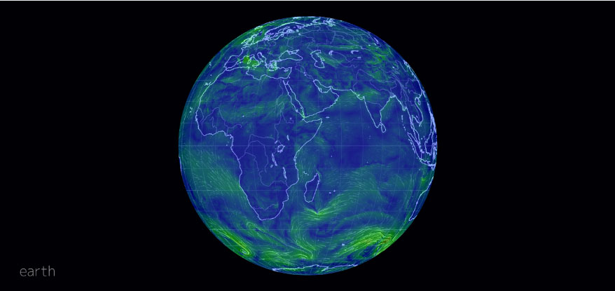 Earth Wind Map