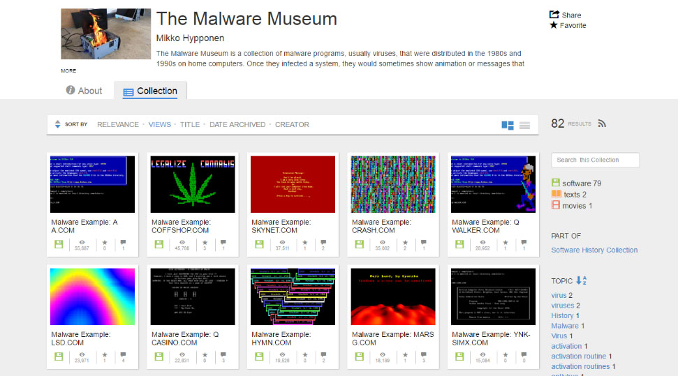 The Malware Museum