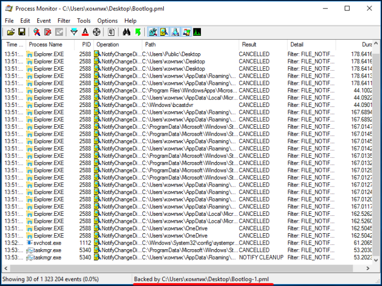 Process monitor