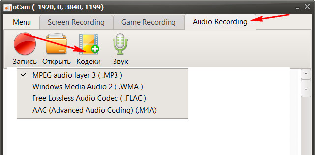 Audio Recording