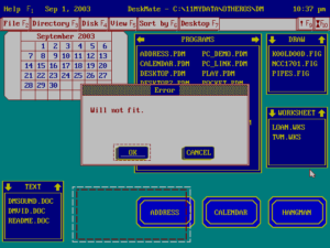 Tandy DeskMate 3.05