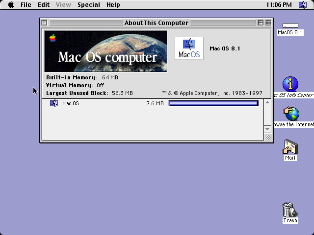 MacOS 8.1