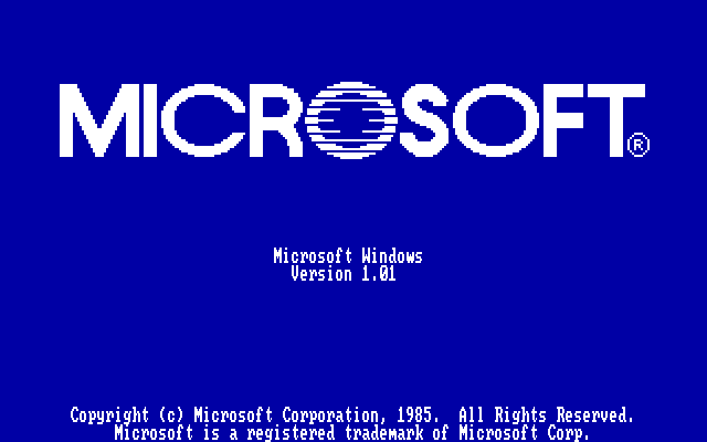 Microsoft Windows Version 1