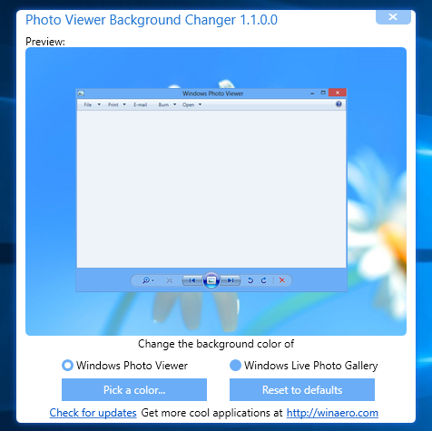 Photo Viewer Background Changer