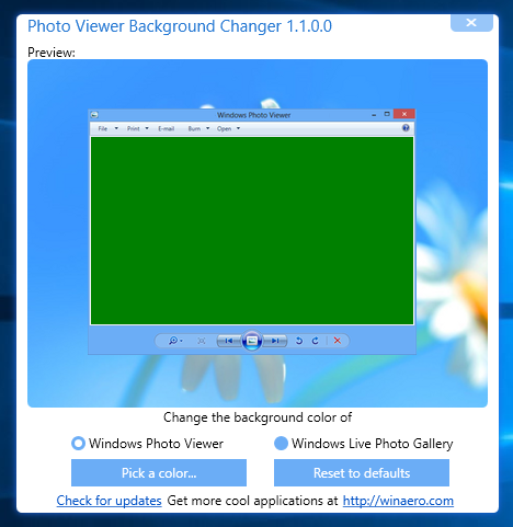 Photo Viewer Background Changer