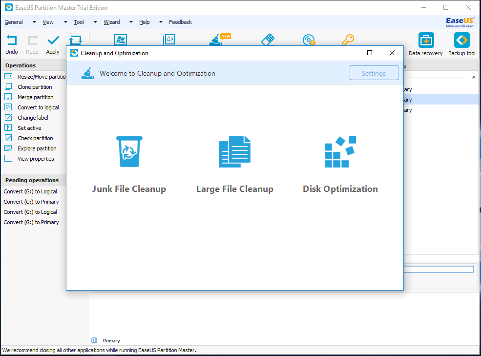 EaseUS Partition Master