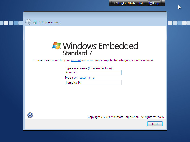 Windows 7 Embedded