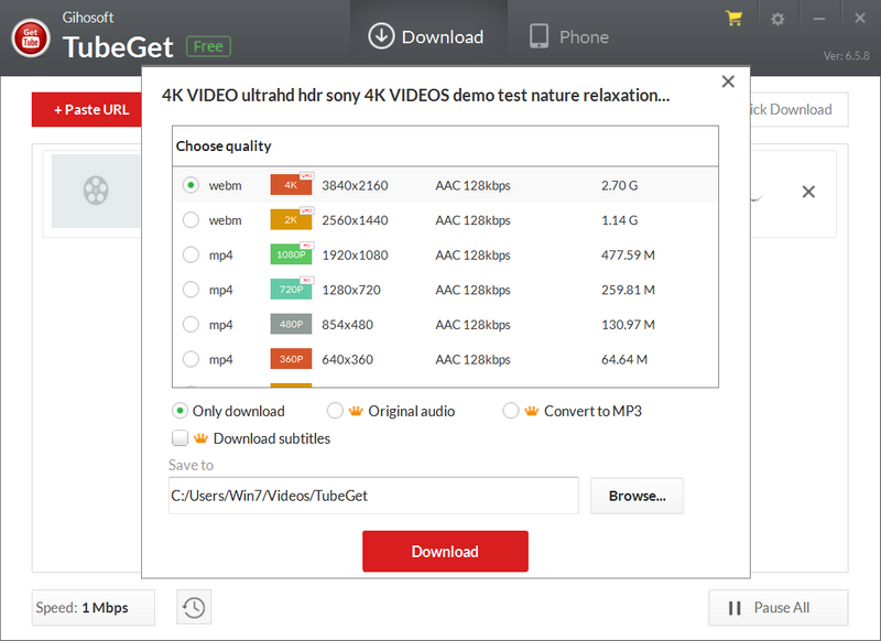 Gihosoft TubeGet