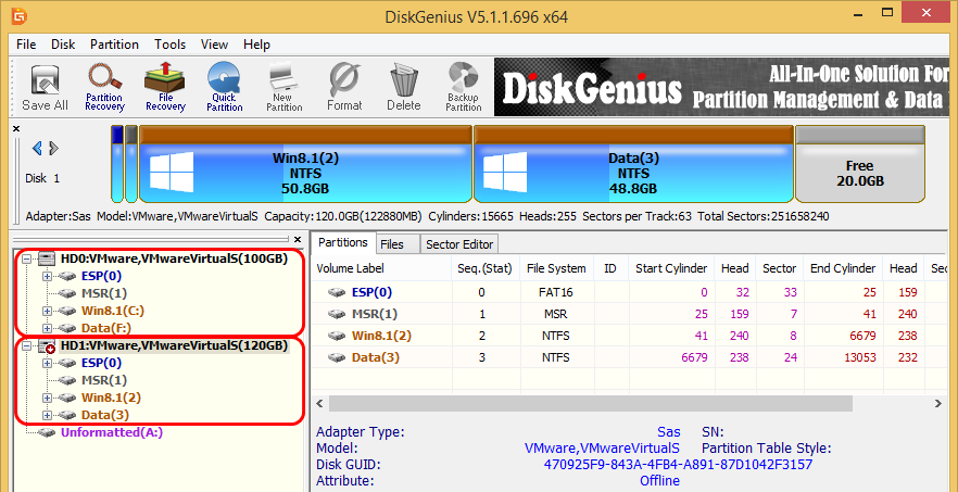 DiskGenius V5.1