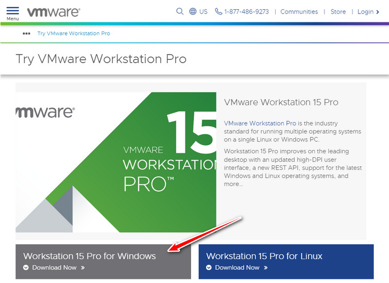 Try VMware Workstation Pro