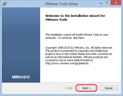 VMware Tools Setup