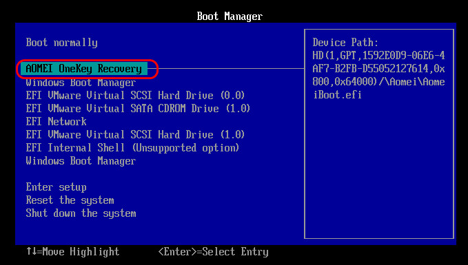 Boot Manager