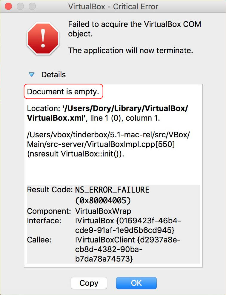 Document is empty