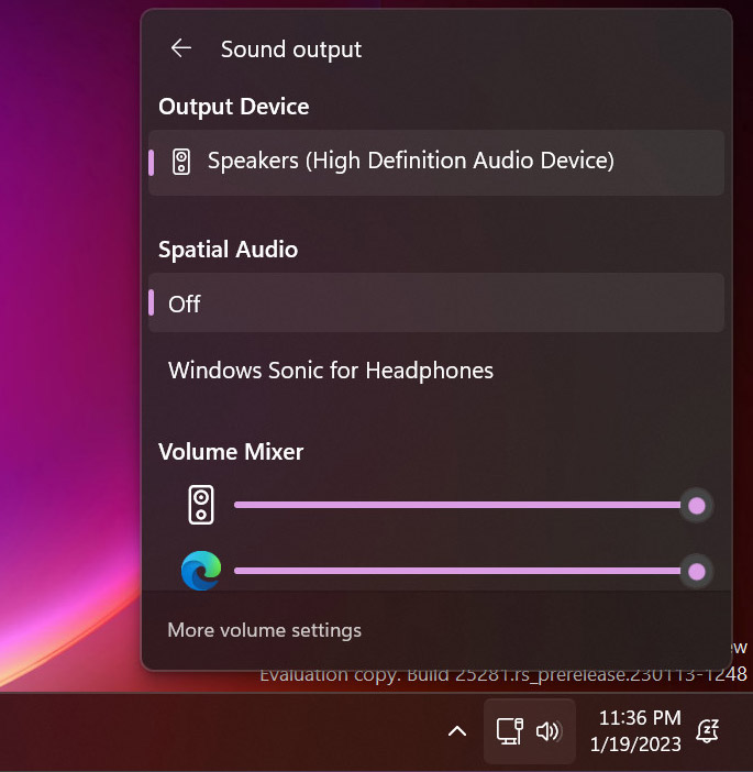 не открывается микшер громкости windows 11