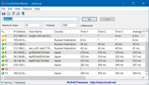 CountryTraceRoute