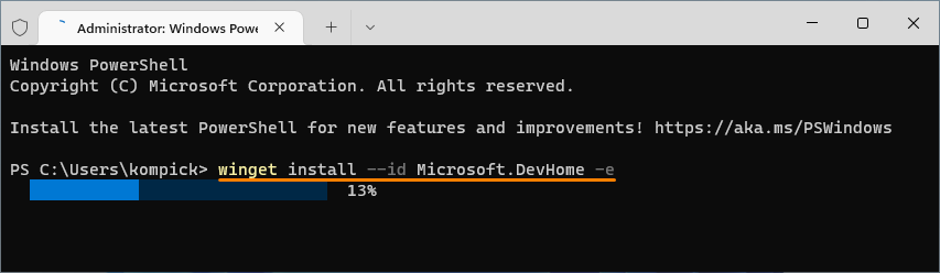 Microsoft Dev Home