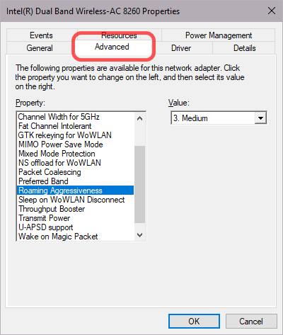 Roaming Aggressiveness