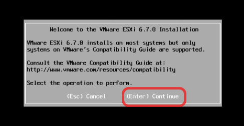 VMware ESXi Installation